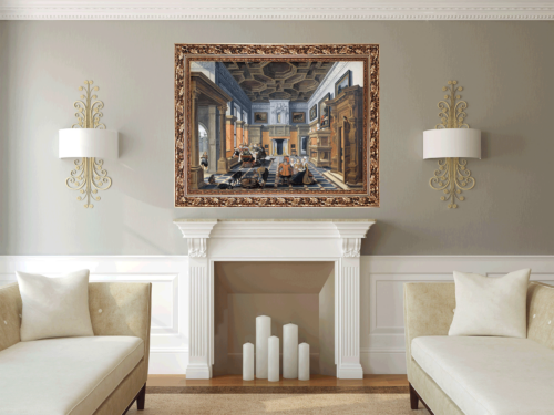 Bartholomeus van Bassen - Gezelschap in interieur