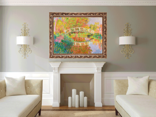 Claude Monet -  Japanese Footbridge