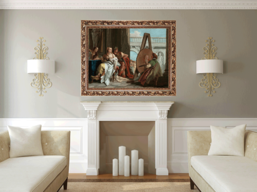 Giovanni Battista Tiepolo - Alexander the Great and Campaspe in the studio of Apelles