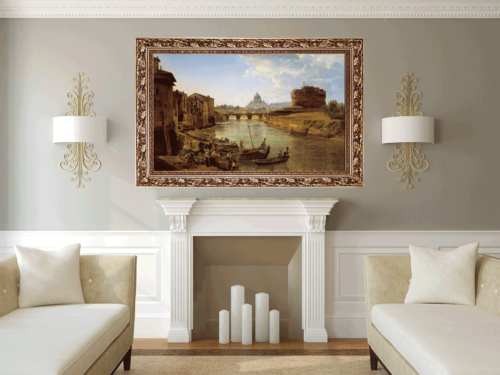 New Rome the castle of S.Angelo - Sylvester Shchedrin