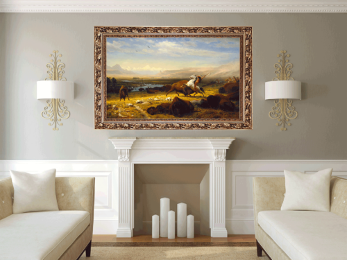 The Last of the Buffalo - Albert Bierstadt