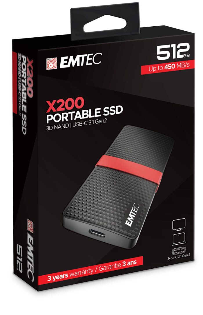 Externi SSD EMTEC X200 512GB Portable