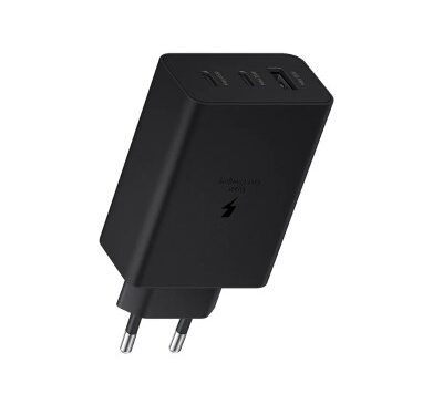 Kucni punjac Samsung Original TRIO 65W USB-A USB-C x2 Black EP-T6530