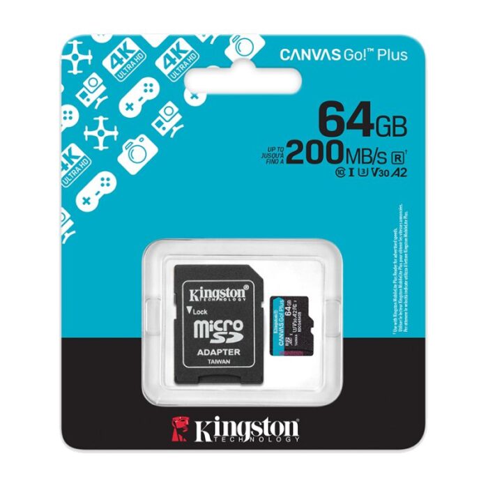 Memorijska kartica SD Kingston CANVAS Go Plus 64GB