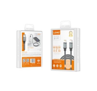 USB Kabal LDNIO LC441 100W PD3.0 1m C na C Black